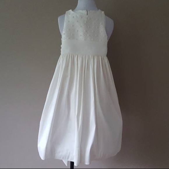 girls size 7 white dress